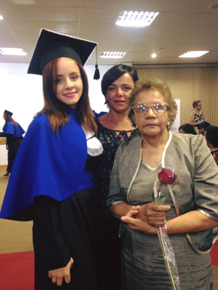 Registro antigo da trajetória de Bruna Grace