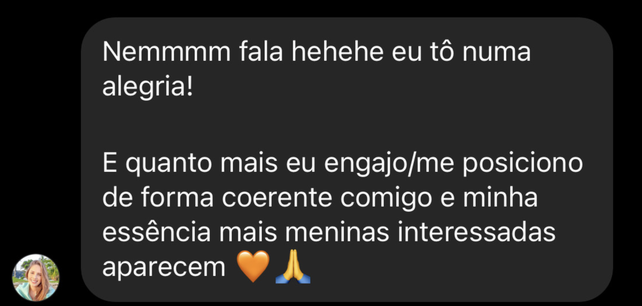 Depoimento sobre o trabalho de Bruna Grace