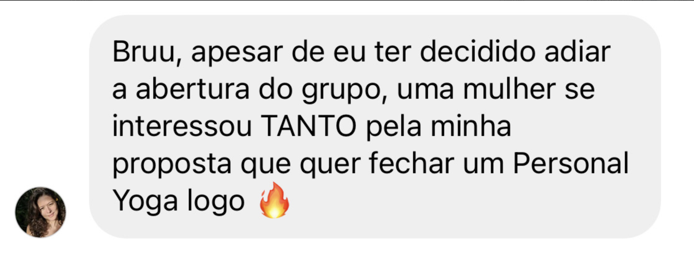 Depoimento sobre o trabalho de Bruna Grace